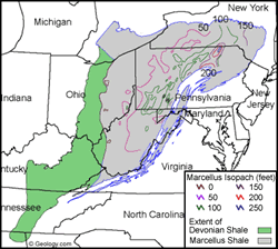 Marcellus Shale Map