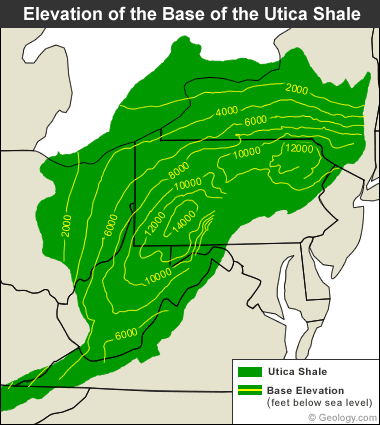 Utica Shale Map