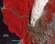 Chaiten satellite image