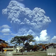 Enormous volcanic eruption