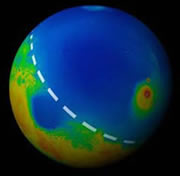 Largest impact crater