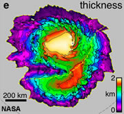 Mars ice layers