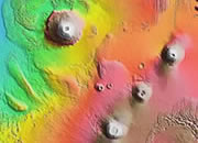 Highest and Lowest Points on Mars