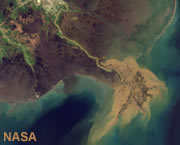 Mississippi river sediment