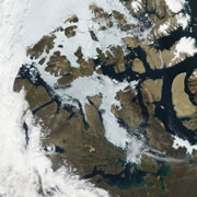 Northwest Passage satellite image