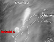 Redoubt Volcano ash plume