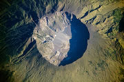 Tambora Volcano satellite image