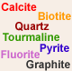 Mineral identification chart