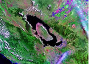 Toba supervolcano