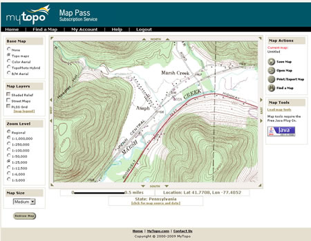 topo maps