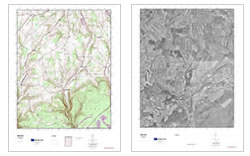 Custom printed maps