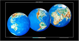 World Globe Wall Map